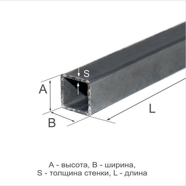 Труба профильная 25х25х2 Ст3сп ГОСТ 13663-86